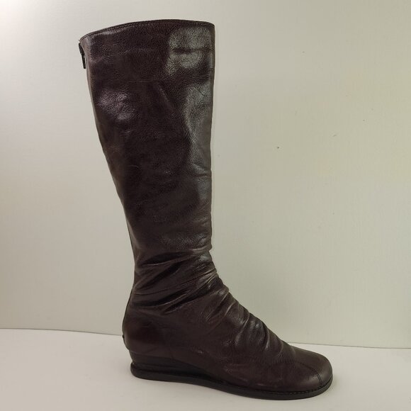 Miz Mooz Bonnie Brown Leather Tall Winter Boots (8 US) - Picture 4 of 10